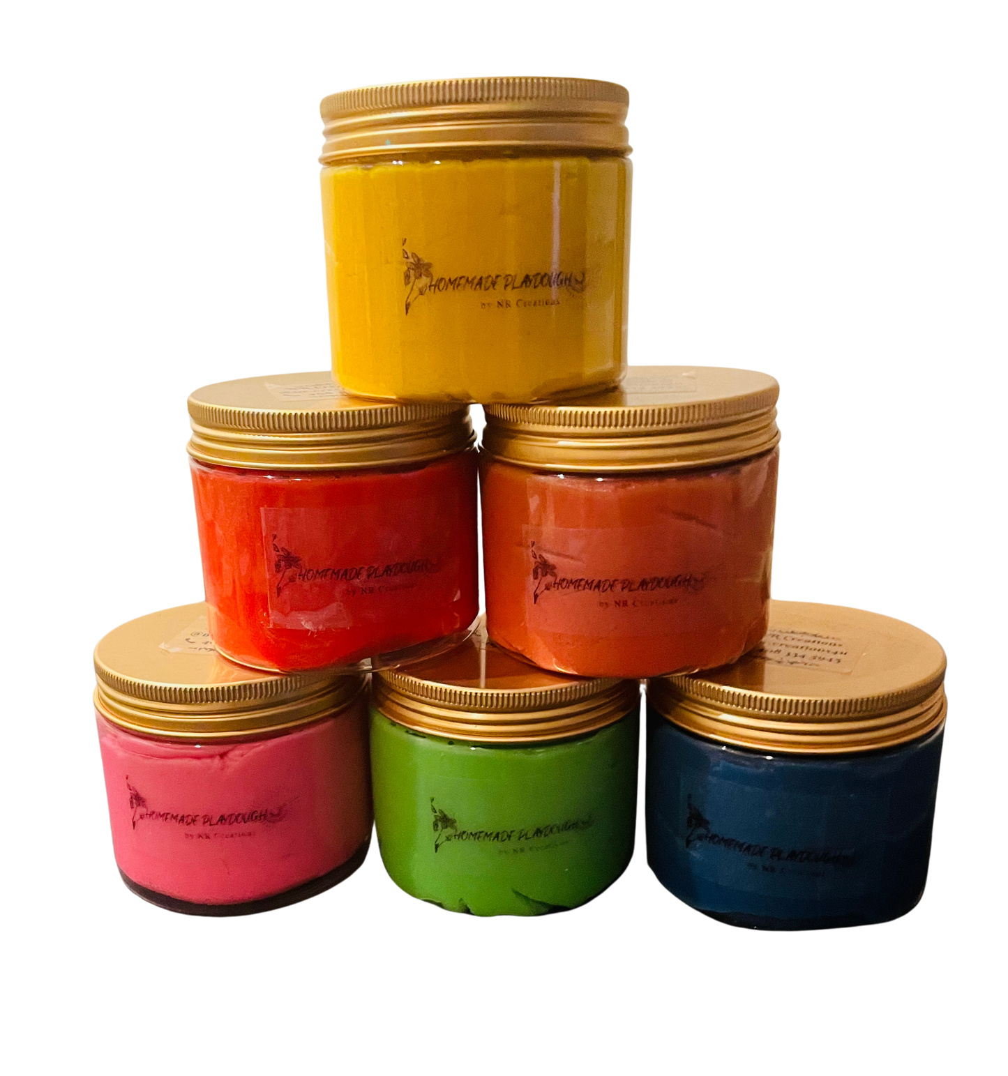 Sensory Playdough jars (Plain-small/Big)