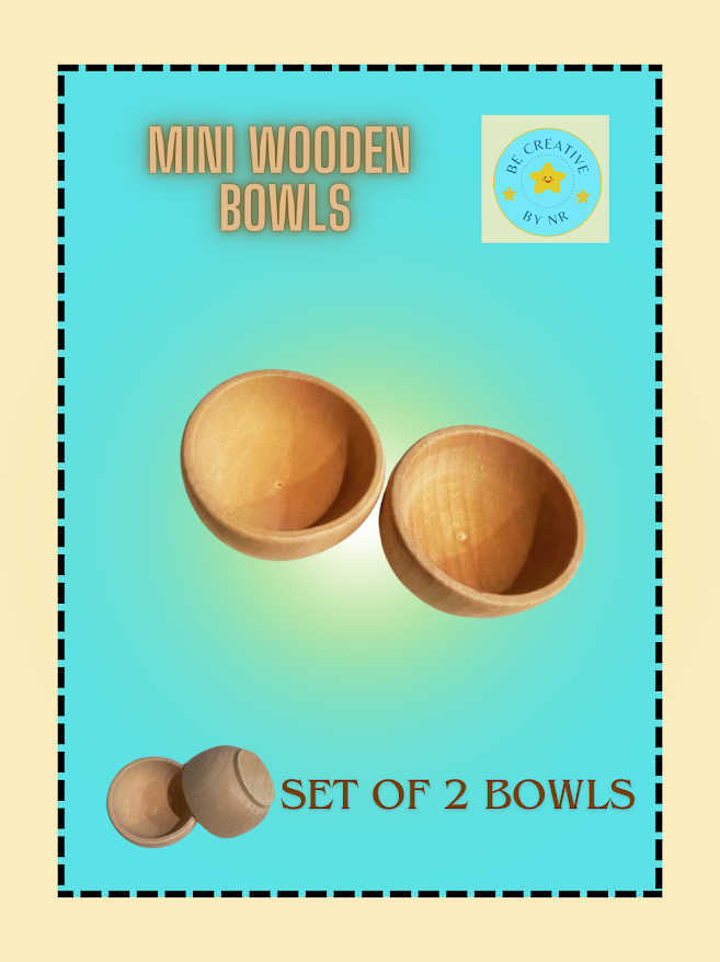 Wooden toys for sensory play